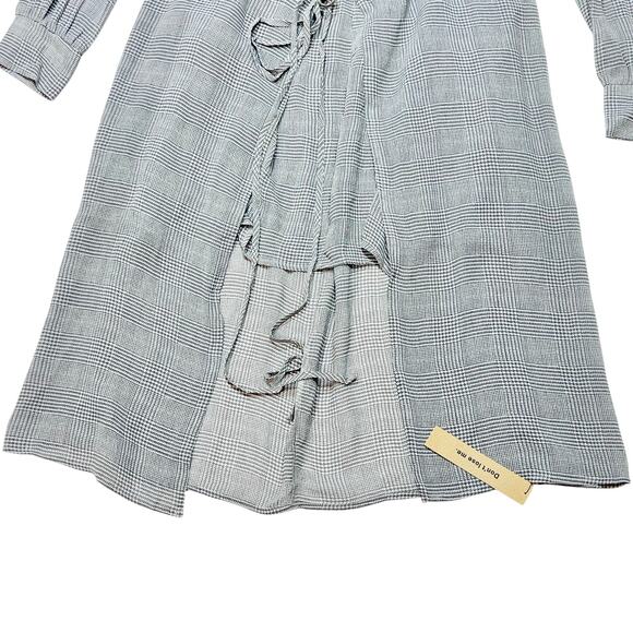 Reformation Salem Wrap Midi Dress in Aberdeen Grey XS New with Tags $248 MSRP - Picture 5 of 12